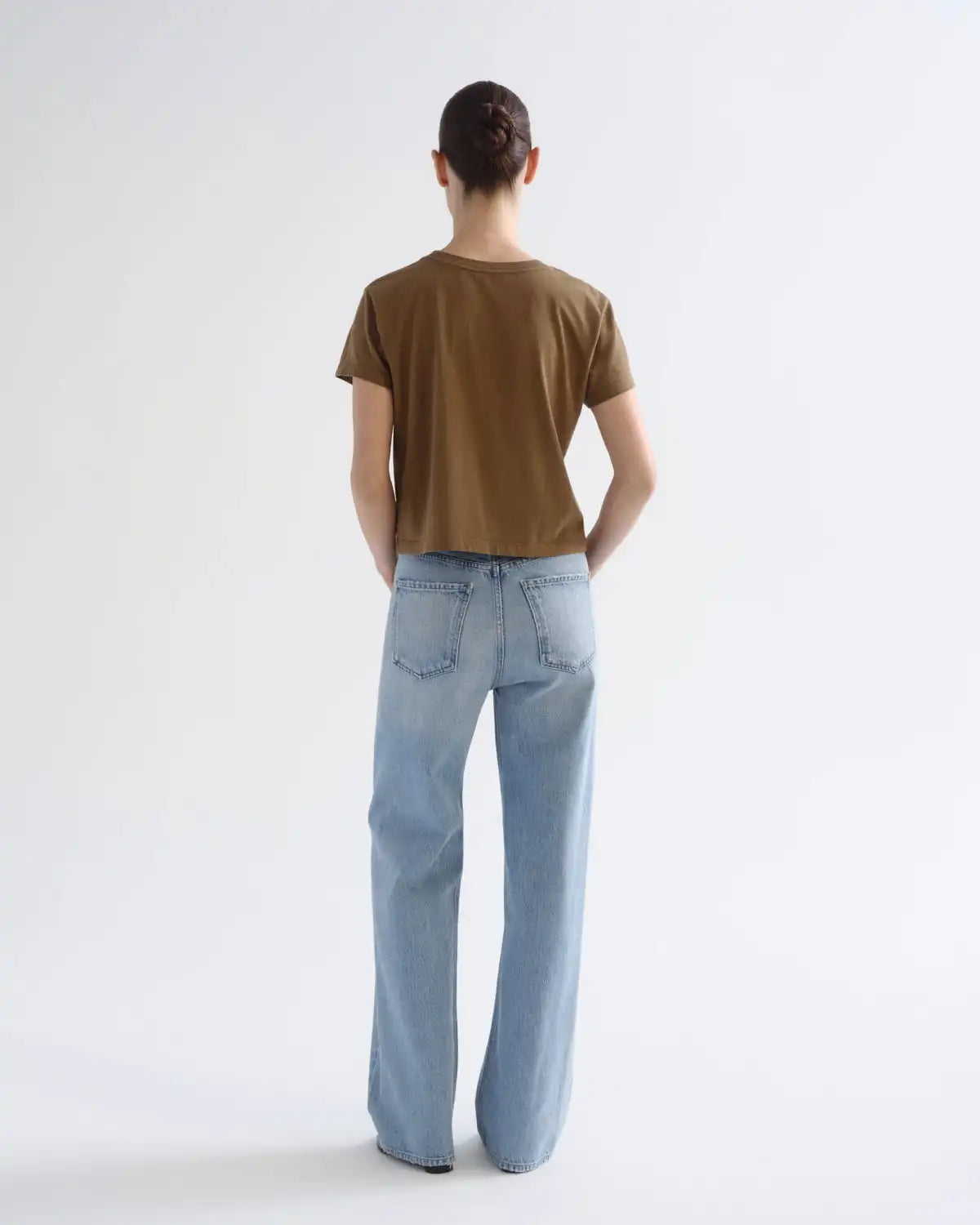 Adine Shrunken Tee in Hamoa
