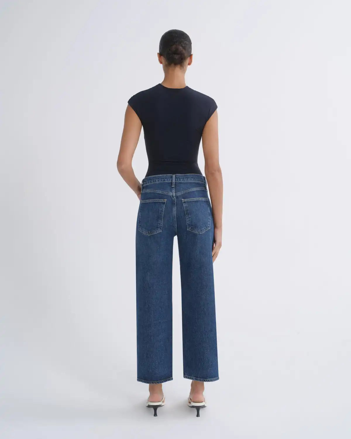 Harper Crop Jean (Comfort Stretch) in Echo