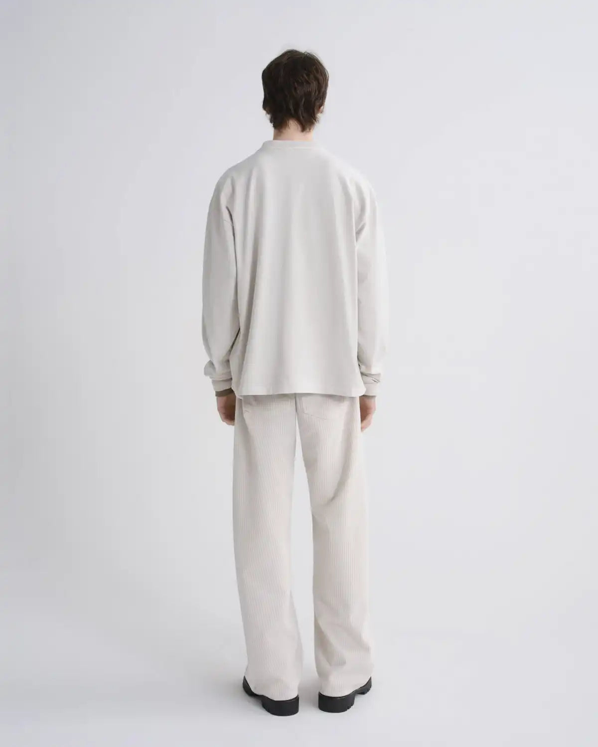 Lucan Long Sleeve Tee in Shiro