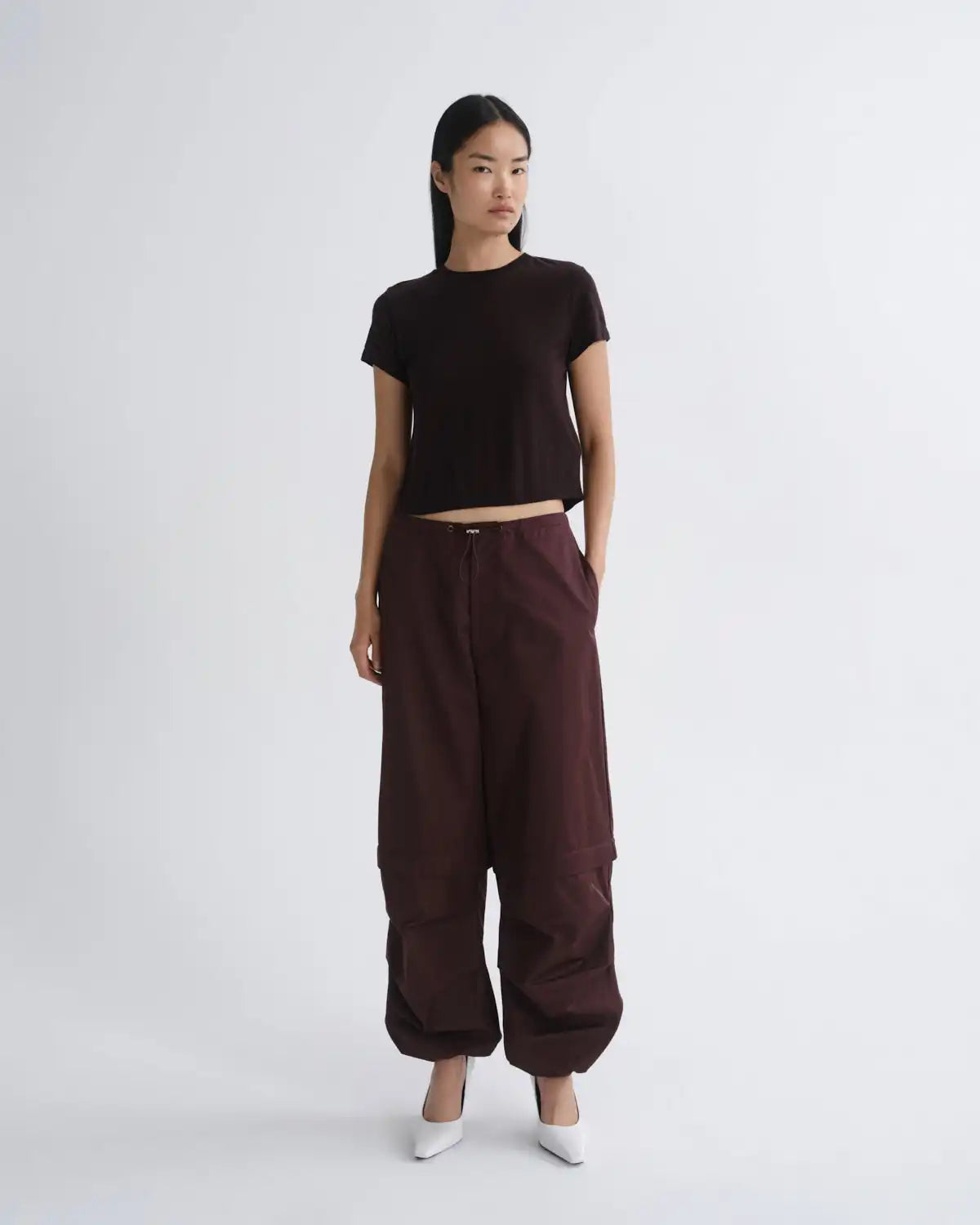 Coulson Parachute Pant in Cordovan