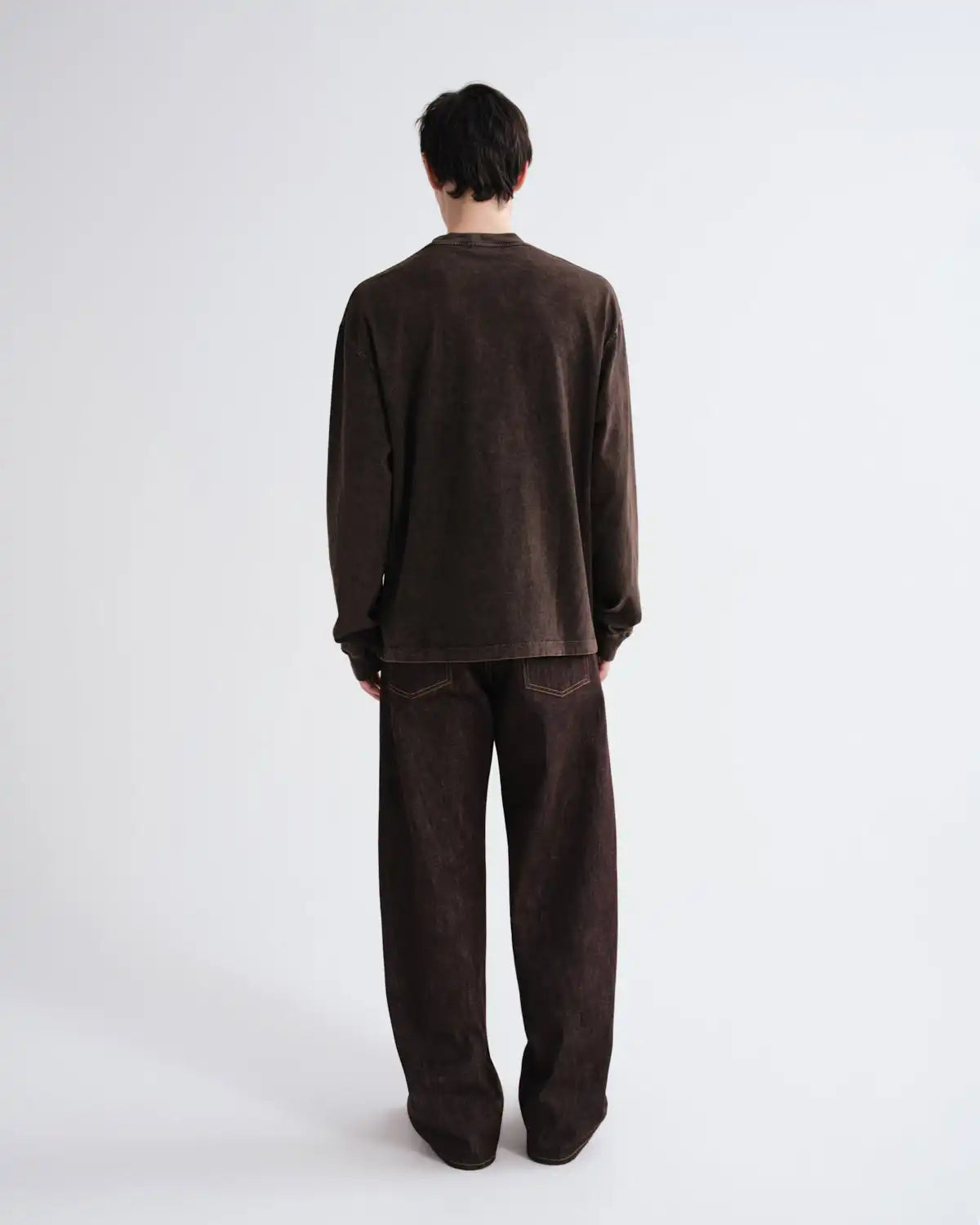 Asha Long Sleeve Mock Neck Tee in Pulse