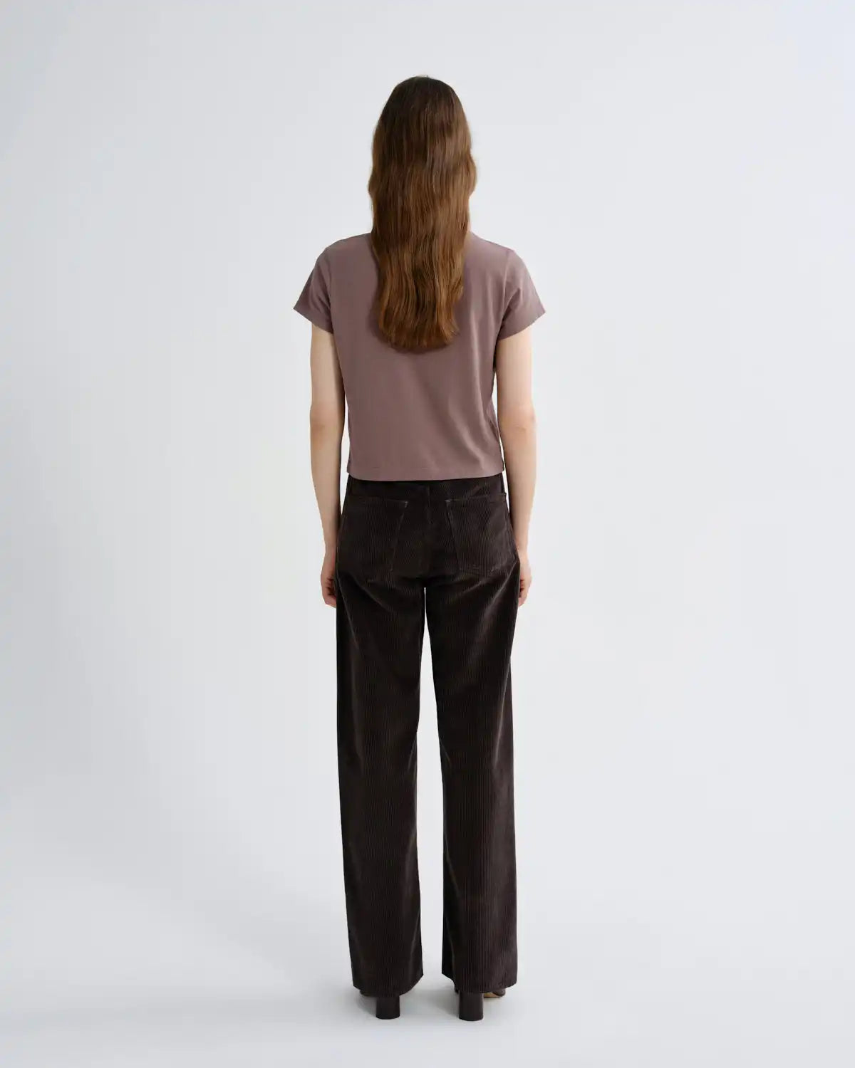 Adine Shrunken Tee in Mauvine