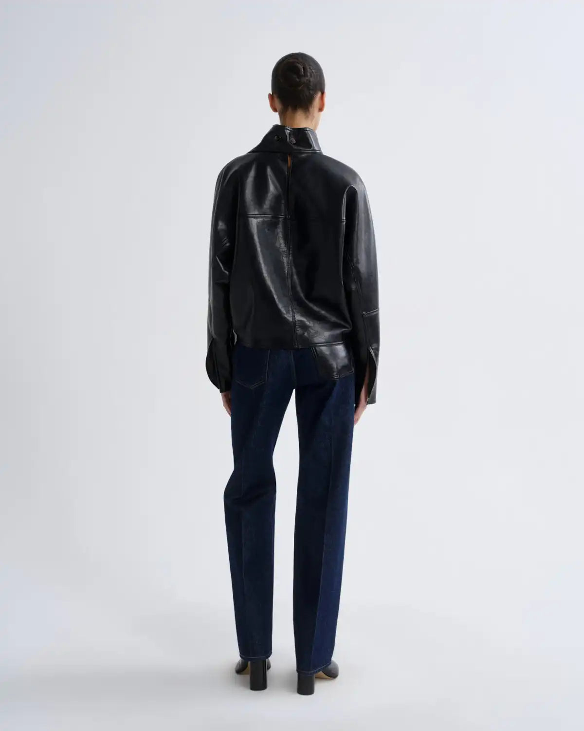 Kembra Top (Recycled Leather) in Detox