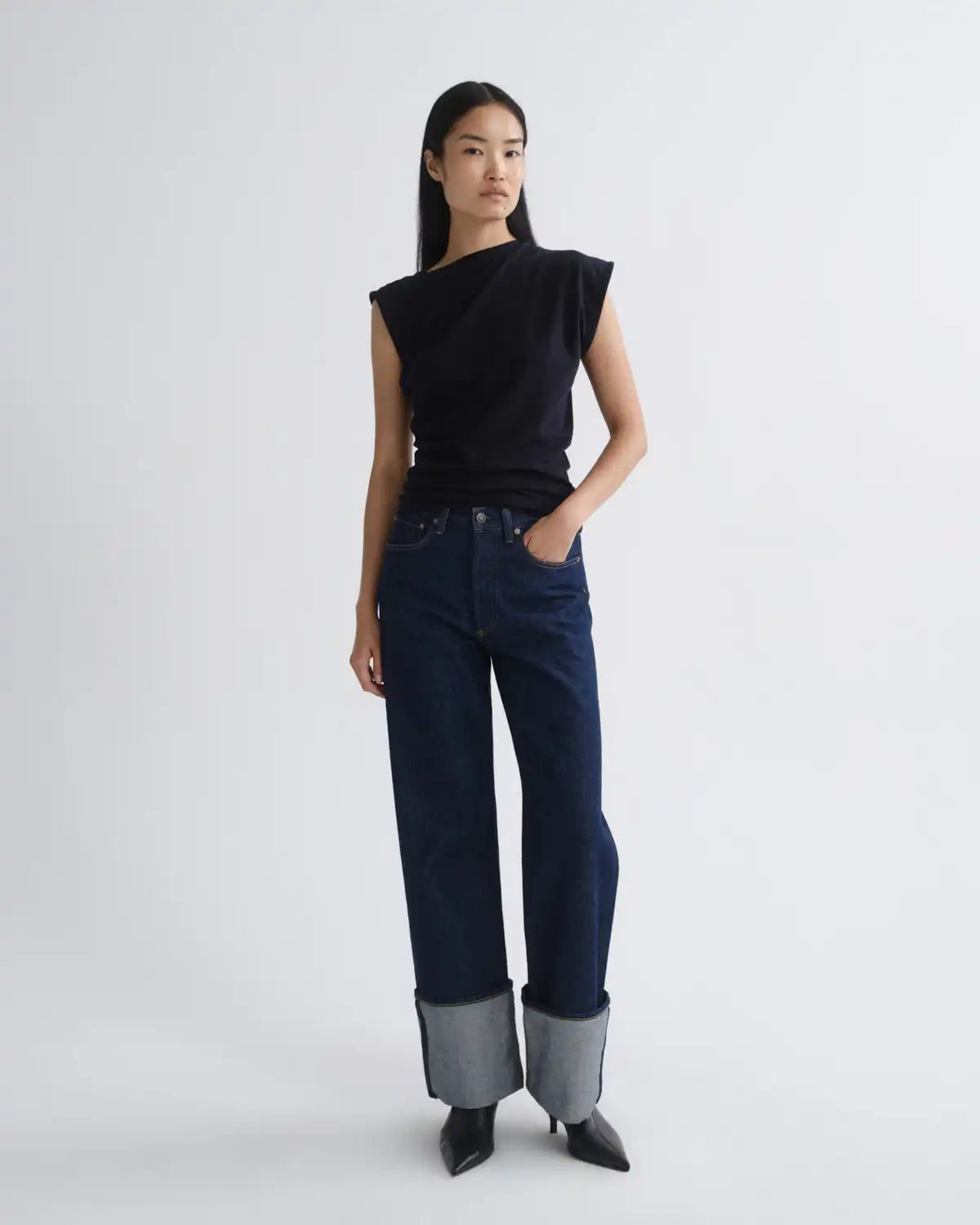 Big Cuff Jean in Rinse
