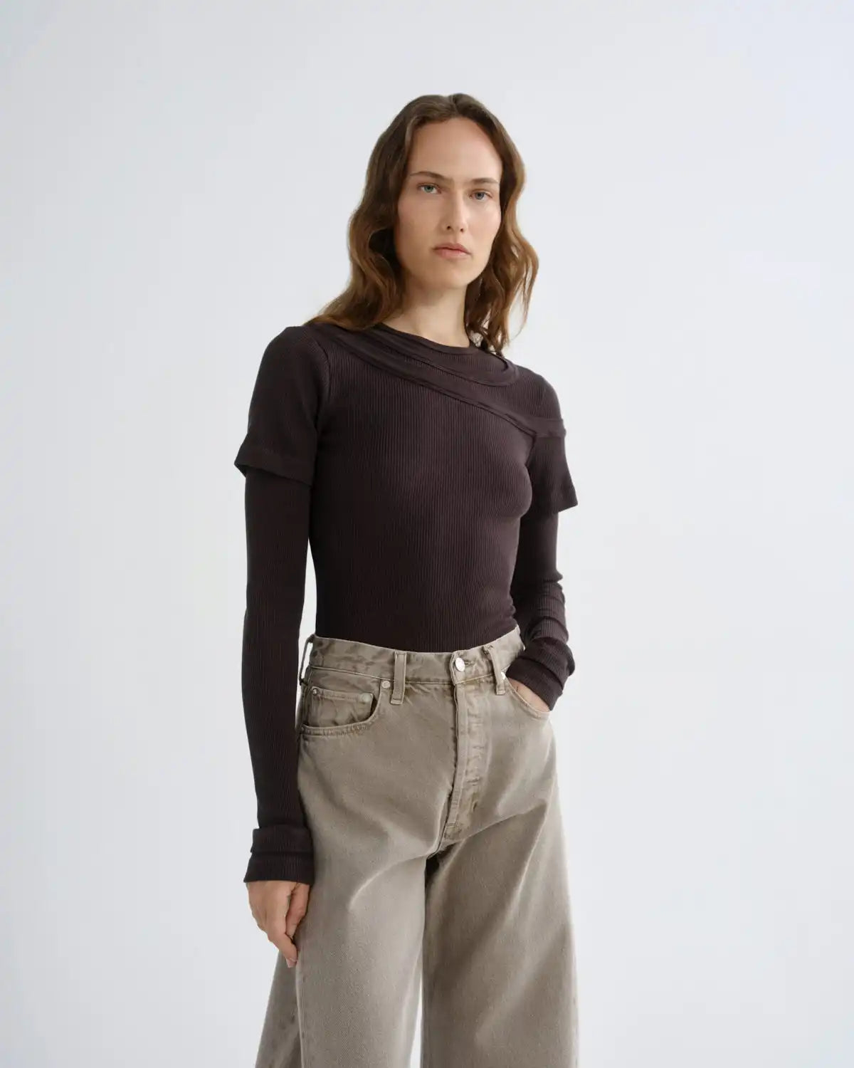 Harlon Top in Forge
