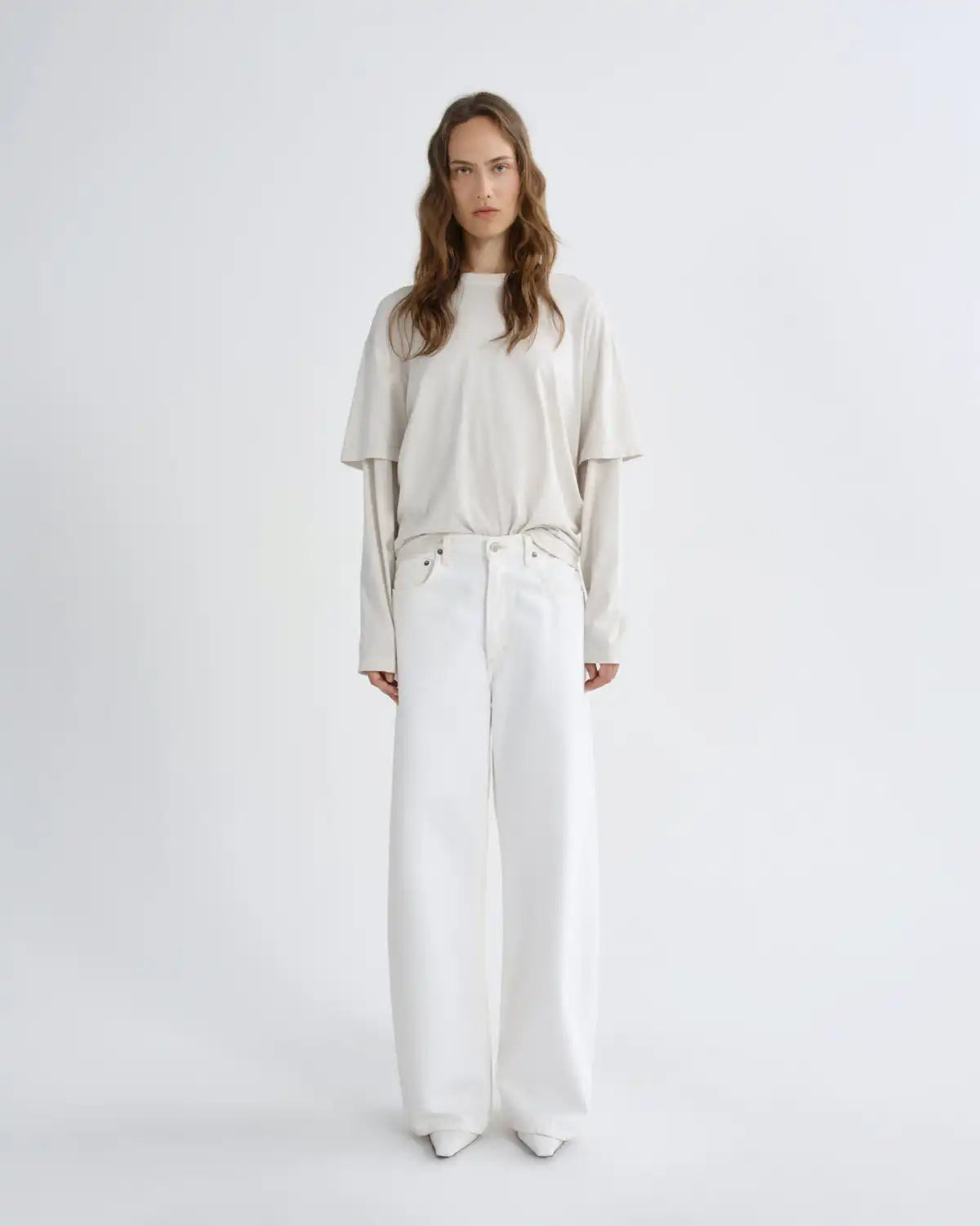 Low Curve Jean in Milkshake