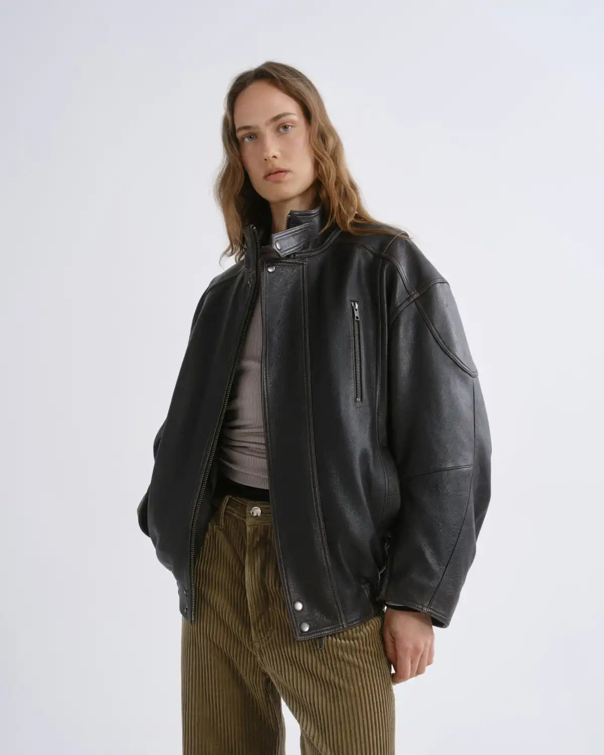 Danver Moto Jacket in Vintage Black