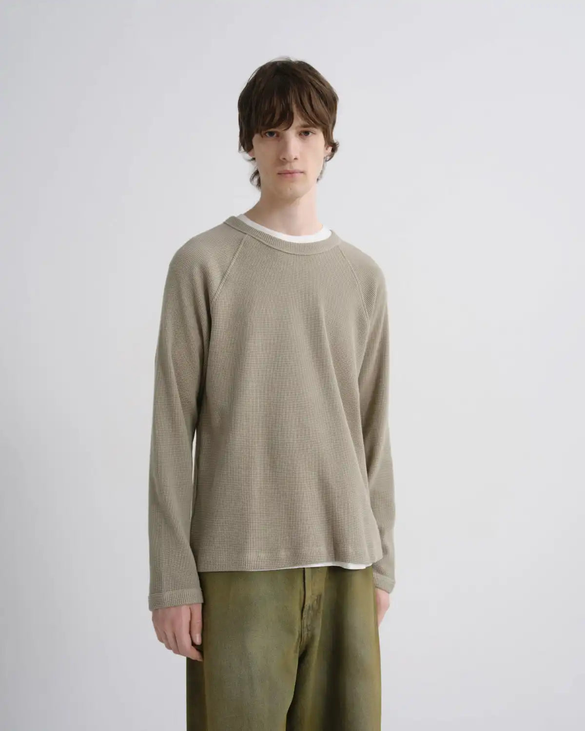 Payson Waffle Tee in Wicker