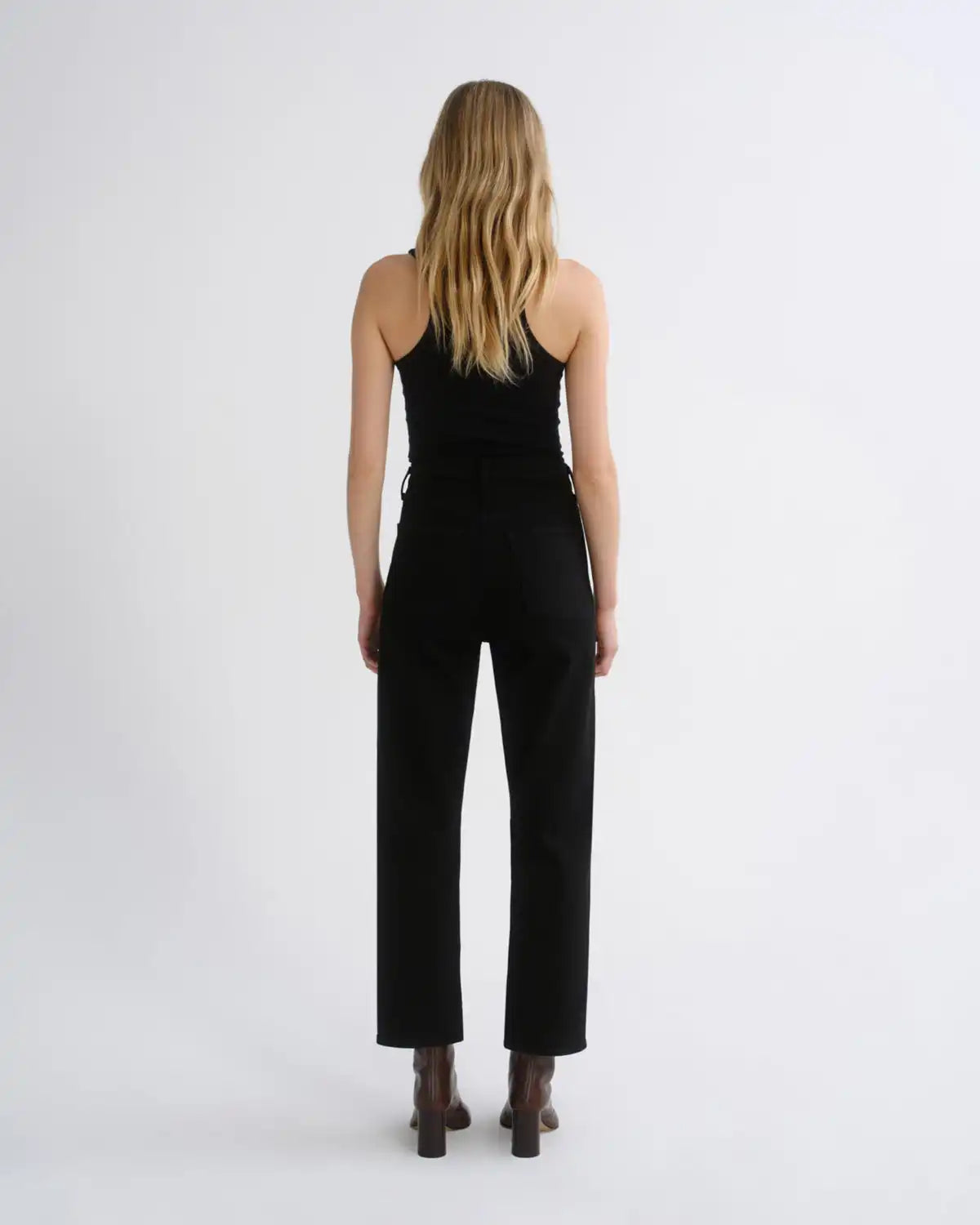 90's Pinch Waist Crop (Weightless Stretch) in Cover